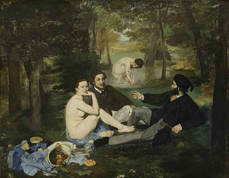 Le déjeuner sur l’herbe, Édouard Manet, 1863